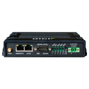 Digi IX20 Cat 7 LTE-Advanced Router with Digi 360, GNSS, WiFi optional, 2 ethernet